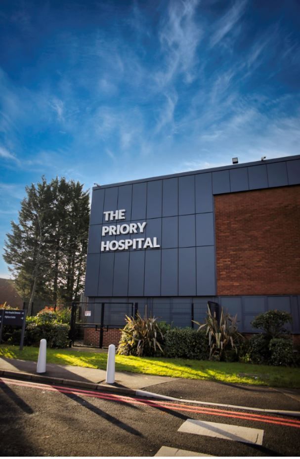 Exterior photo of The Priory Hospital Birmingham